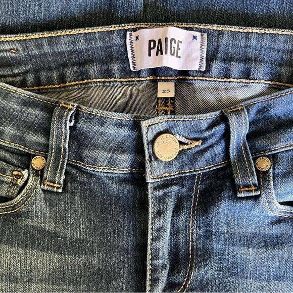 Paige Verdugo Ankle Zipper Jeans 25 New - Picture 7 of 10